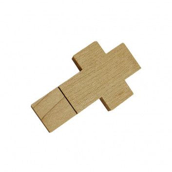 Miniature 2 pour Cle USB Bois Croix