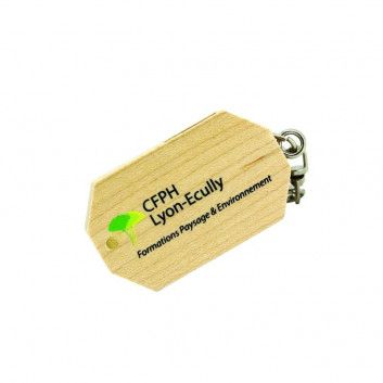 Miniature 2 pour Cle USB Bois Octogone