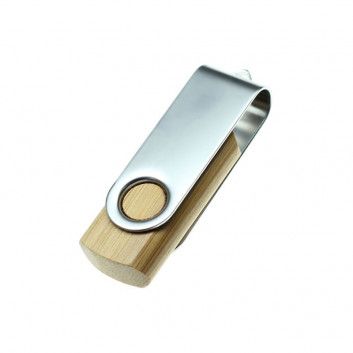 Miniature 6 pour Cle USB Bois Pivotante Eco