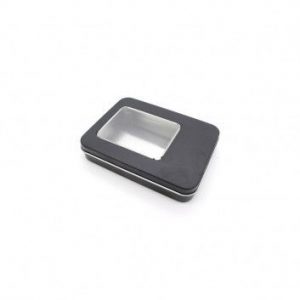 Visuel Boite Alu Noir Rectangle
