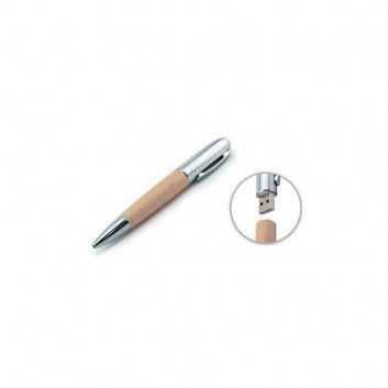 Miniature 4 pour Stylo Bille USB Bois Metal