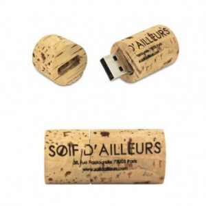 Visuel Cle USB Bouchon Liege Veritable