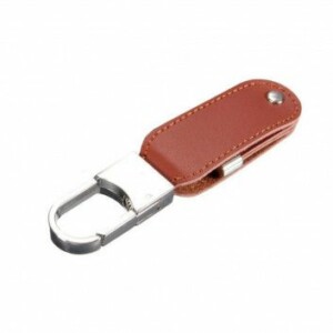 Visuel Clé USB Cuir Mousqueton