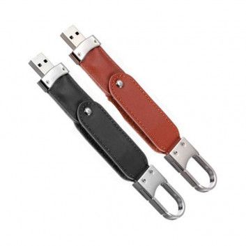 Miniature 14 pour Clé USB Cuir Mousqueton