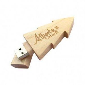 Visuel Clé USB Sur Mesure Bois