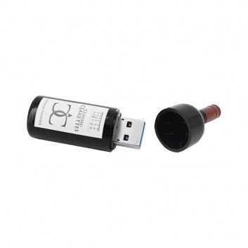 Miniature 2 pour Cle USB Bouteille Vin Bordeaux