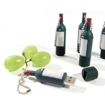 Miniature 2 pour Cle USB bouteille vin rouge