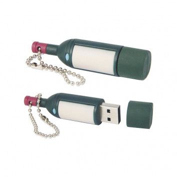 Miniature 3 pour Cle USB bouteille vin rouge