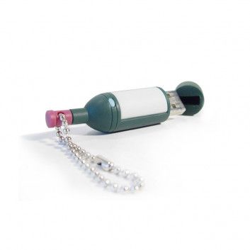 Miniature 4 pour Cle USB bouteille vin rouge