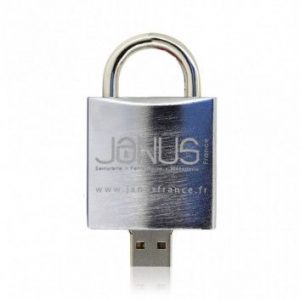Visuel Cle USB Cadenas Argent