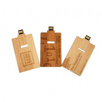 Miniature 8 pour Carte Visite USB Bois