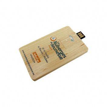 Miniature 10 pour Carte Visite USB Bois