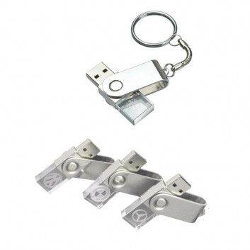 Miniature 3 pour Cle USB Pivotante Cristal