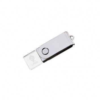 Miniature 4 pour Cle USB Pivotante Cristal