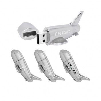 Miniature 3 pour Cle USB Avion Metal