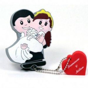 Visuel Clé USB Faire part de Mariage