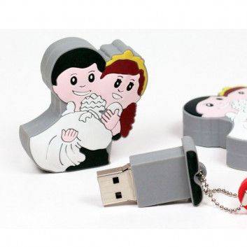 Miniature 3 pour Clé USB Faire part de Mariage