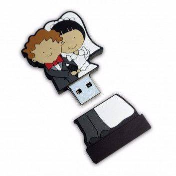 Miniature 10 pour Clé USB Faire part de Mariage