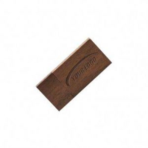 Visuel Clé USB Bois Carré Foncé