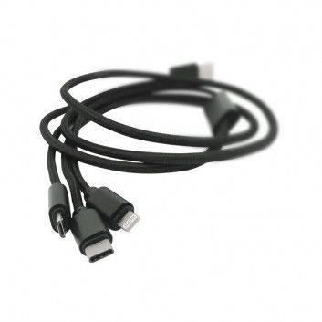 Miniature 1 pour Câble USB Nylon 3 en 1