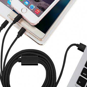 Miniature 3 pour Câble USB Nylon 3 en 1