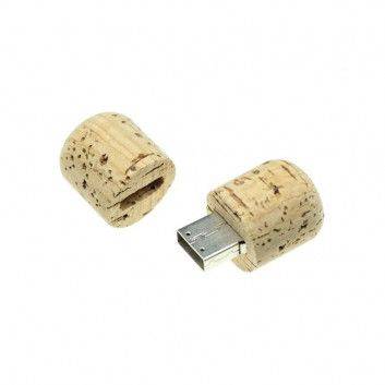 Miniature 3 pour Clé USB Bouchon de Liège Arrondie