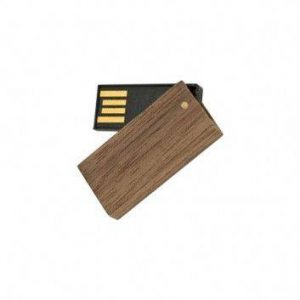 Visuel Clé USB Bois Pivotante Mini Slim