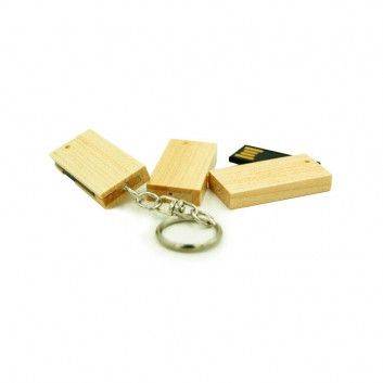 Miniature 4 pour Clé USB Bois Pivotante Mini Slim