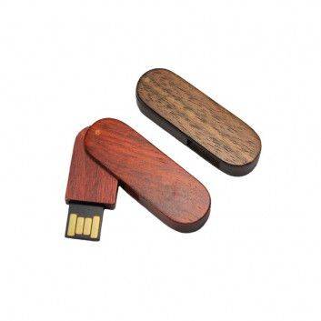 Miniature 2 pour Clé USB Bois Pivotante Slim