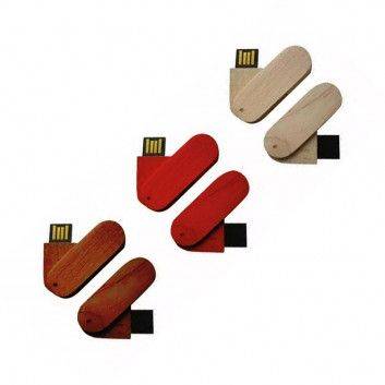 Miniature 4 pour Clé USB Bois Pivotante Slim