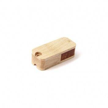 Miniature 2 pour Clé USB Bois Twister Bicolore