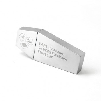 Miniature 2 pour Clé USB Cercueil Métal