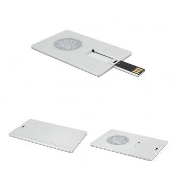 Miniature 2 pour Cle USB Carte Affaire Metal