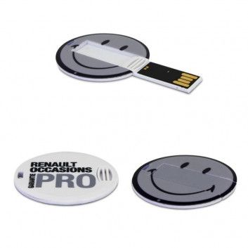 Miniature 2 pour Cle USB carte affaire ronde
