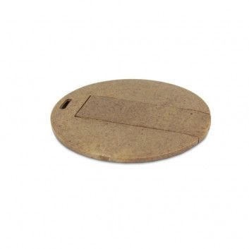 Miniature 3 pour Cle USB Carte Affaire Ronde Biodegradable