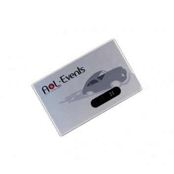 Miniature 2 pour Cle USB Carte Alu Coulissante