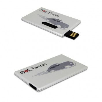 Miniature 4 pour Cle USB Carte Alu Coulissante