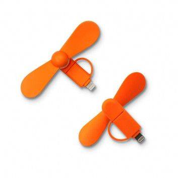 Miniature 2 pour Ventilateur Micro USB Embout IOS