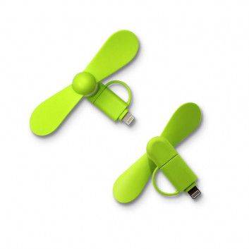 Miniature 3 pour Ventilateur Micro USB Embout IOS