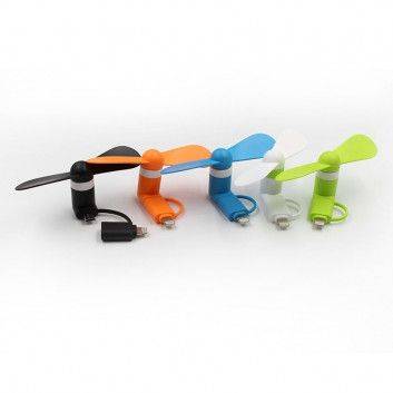 Miniature 8 pour Ventilateur Micro USB Embout IOS