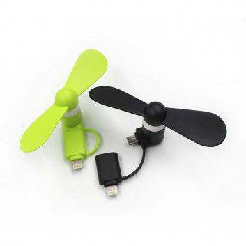 Miniature 10 pour Ventilateur Micro USB Embout IOS