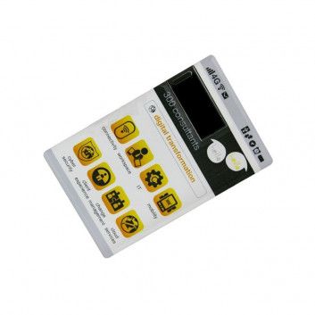 Miniature 1 pour Cle USB Carte de Visite Transparente