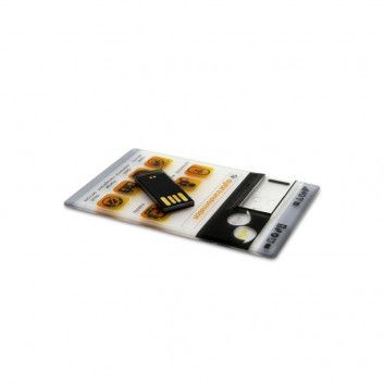 Miniature 2 pour Cle USB Carte de Visite Transparente