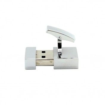 Miniature 8 pour Cle USB Bouton Manchette Metal