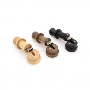 Miniature 3 pour Cle USB Bois Echiquier