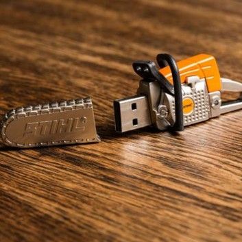 Miniature 4 pour Cle USB Tronçonneuse