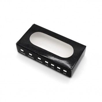 Miniature 1 pour Boite Carton Noir Fenetre