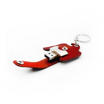 Miniature 3 pour Cle USB Cuir Carré