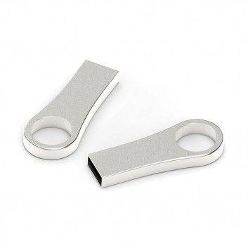 Miniature 2 pour Clé USB Porte Clé Métal Plat