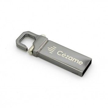Miniature 1 pour Cle USB Crochet Métal